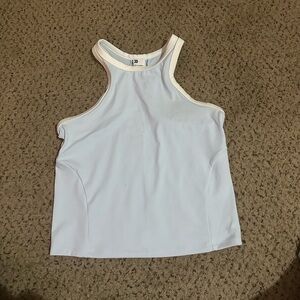 All in Motion White Tank Top